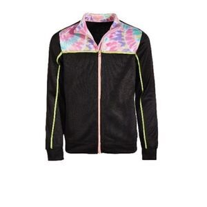 New Ideology Girls Tie Dye Jacket,  long sleeve girls sweaters size 14